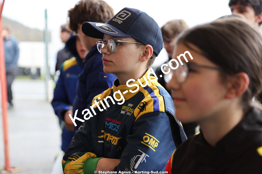 Dayan SERANO — 28/02 & 01/03/2026 : 1ère manche du Championnat du Sud 2026 à Aigues-Vives (photos Stéphane Agnus) 2026 — karting