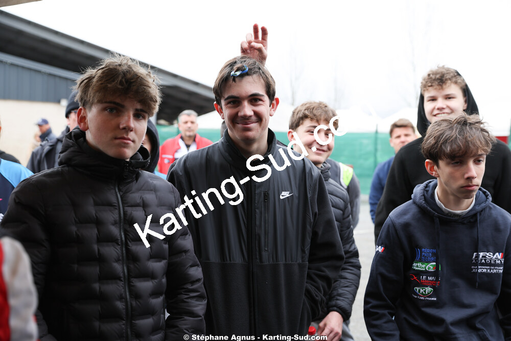 Gabriel HUGON — 28/02 & 01/03/2026 : 1ère manche du Championnat du Sud 2026 à Aigues-Vives (photos Stéphane Agnus) 2026 — karting