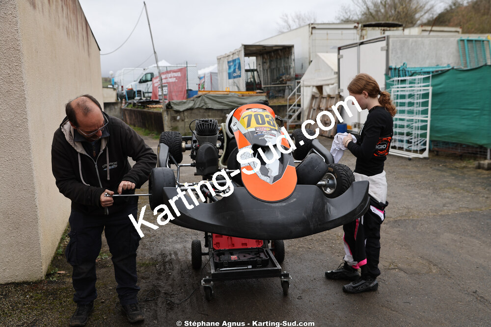 28/02 & 01/03/2026 : 1ère manche du Championnat du Sud 2026 à Aigues-Vives (photos Stéphane Agnus) 2026 — karting