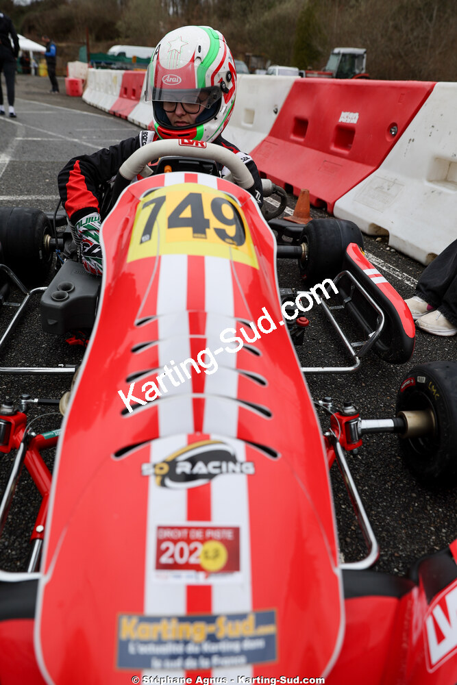 Louise Marie DUPUY — 28/02 & 01/03/2026 : 1ère manche du Championnat du Sud 2026 à Aigues-Vives (photos Stéphane Agnus) 2026 — karting