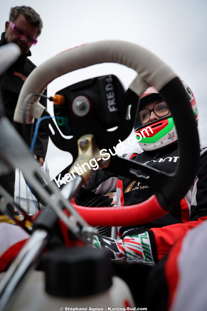 Louise Marie DUPUY — 28/02 & 01/03/2026 : 1ère manche du Championnat du Sud 2026 à Aigues-Vives (photos Stéphane Agnus) 2026 — karting