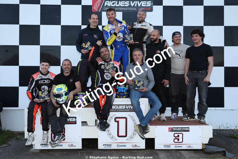 Anthony DELCUROU, Axel BOYER, Jérôme ROCA et 4 autres — 28/02 & 01/03/2026 : 1ère manche du Championnat du Sud 2026 à Aigues-Vives (photos Stéphane Agnus) 2026 — karting