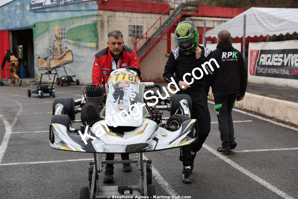 28/02 & 01/03/2026 : 1ère manche du Championnat du Sud 2026 à Aigues-Vives (photos Stéphane Agnus) 2026 — karting