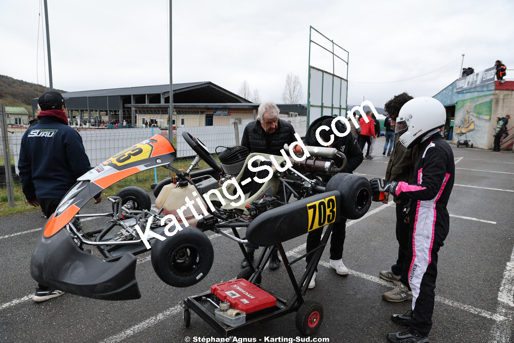 28/02 & 01/03/2026 : 1ère manche du Championnat du Sud 2026 à Aigues-Vives (photos Stéphane Agnus) 2026 — karting
