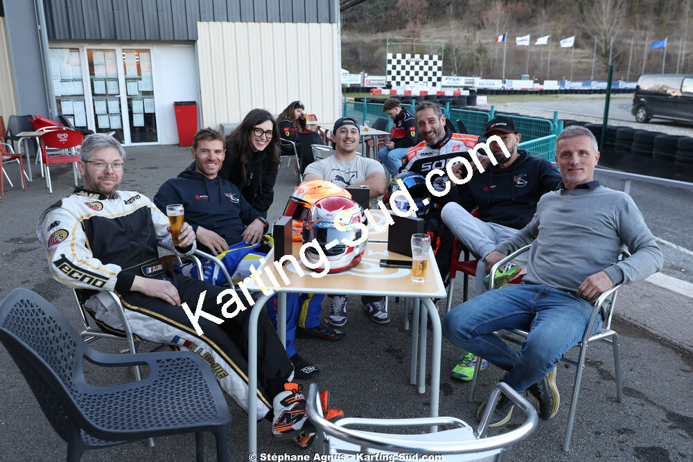 Anthony DELCUROU, John HUGUET, Marc LARIVE et 3 autres — 28/02 & 01/03/2026 : 1ère manche du Championnat du Sud 2026 à Aigues-Vives (photos Stéphane Agnus) 2026 — karting