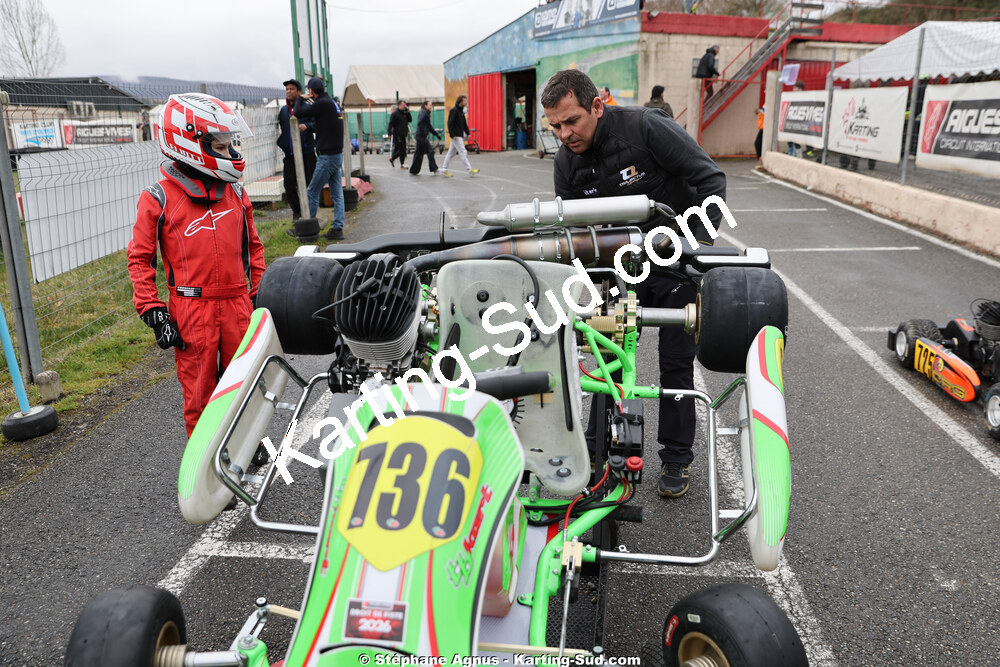 28/02 & 01/03/2026 : 1ère manche du Championnat du Sud 2026 à Aigues-Vives (photos Stéphane Agnus) 2026 — karting