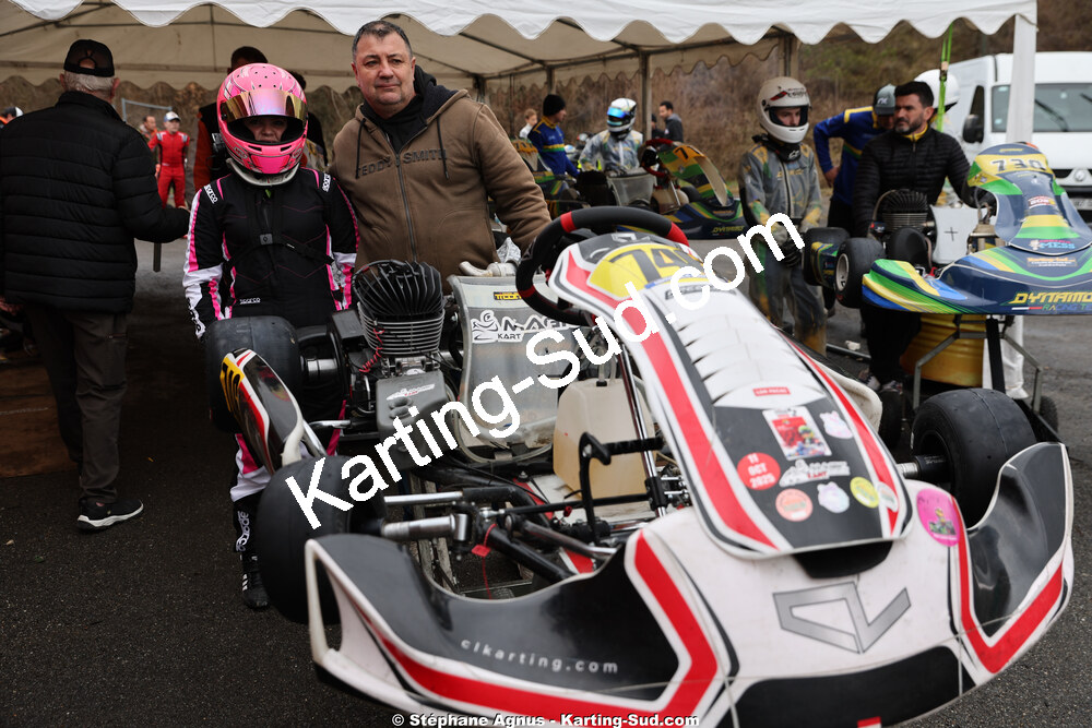 28/02 & 01/03/2026 : 1ère manche du Championnat du Sud 2026 à Aigues-Vives (photos Stéphane Agnus) 2026 — karting