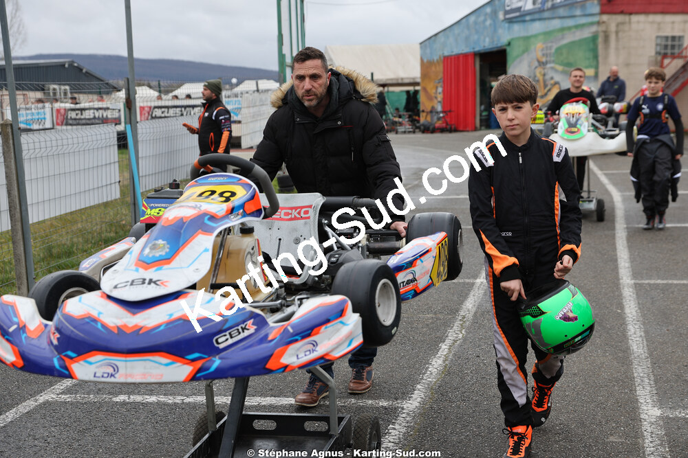 28/02 & 01/03/2026 : 1ère manche du Championnat du Sud 2026 à Aigues-Vives (photos Stéphane Agnus) 2026 — karting