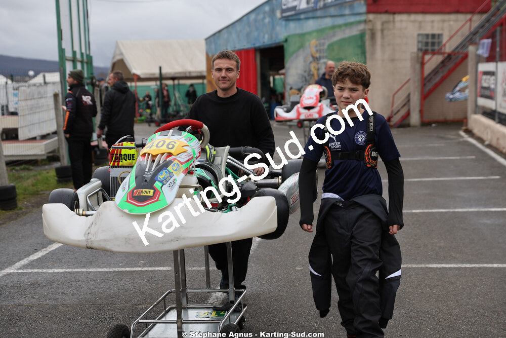 Liam BERDINEL, Ludovic BERDINEL — 28/02 & 01/03/2026 : 1ère manche du Championnat du Sud 2026 à Aigues-Vives (photos Stéphane Agnus) 2026 — karting