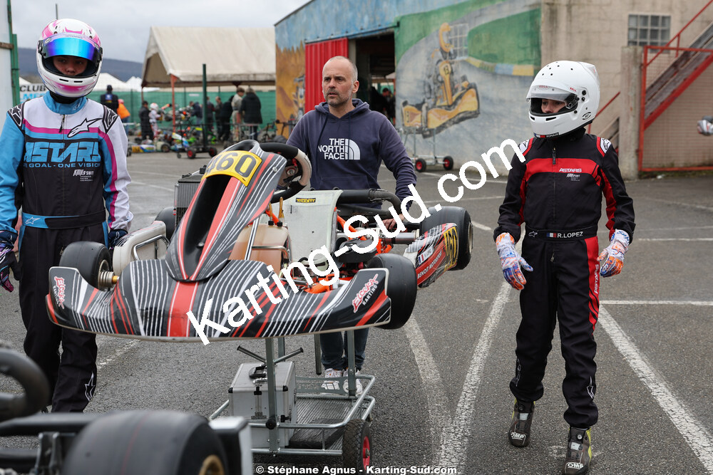 Fabien LOPEZ, Romain LOPEZ — 28/02 & 01/03/2026 : 1ère manche du Championnat du Sud 2026 à Aigues-Vives (photos Stéphane Agnus) 2026 — karting