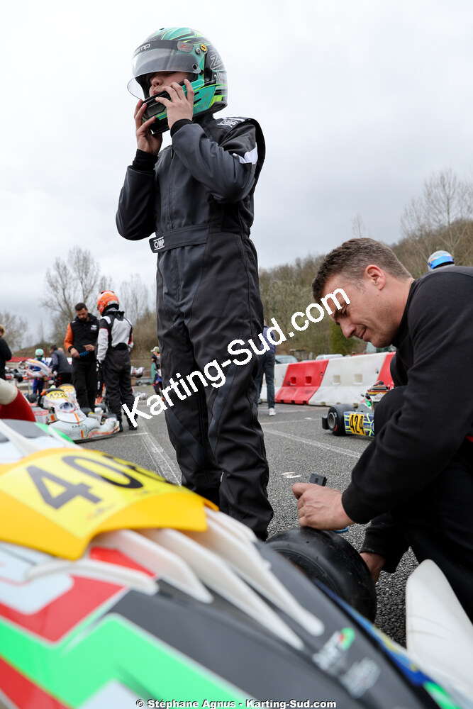 Ludovic BERDINEL — 28/02 & 01/03/2026 : 1ère manche du Championnat du Sud 2026 à Aigues-Vives (photos Stéphane Agnus) 2026 — karting