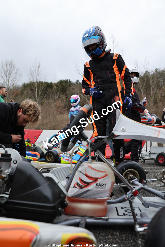 28/02 & 01/03/2026 : 1ère manche du Championnat du Sud 2026 à Aigues-Vives (photos Stéphane Agnus) 2026 — karting
