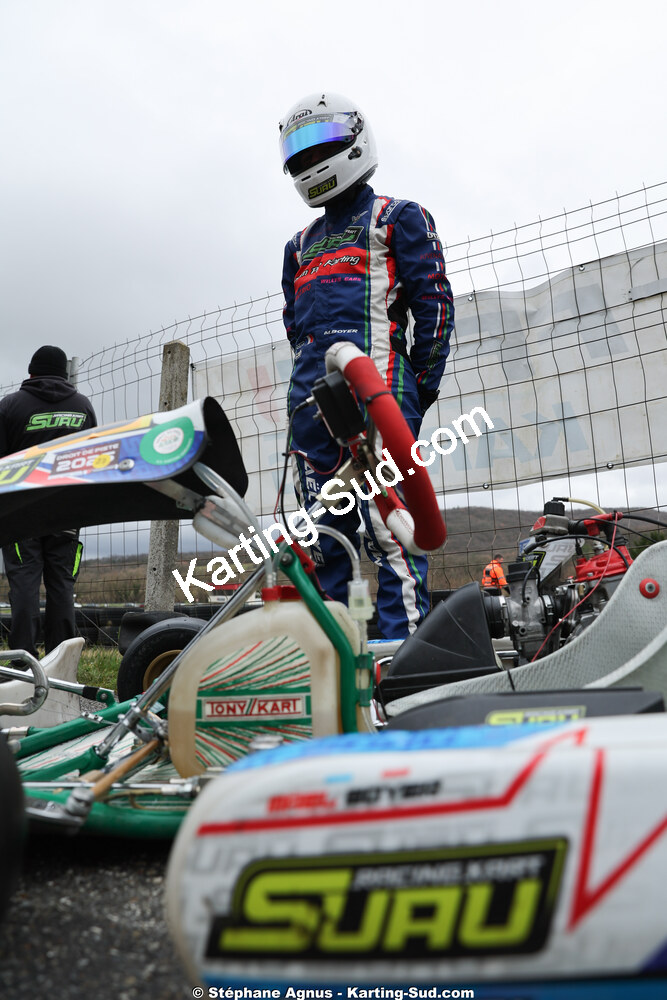 Maël BOYER — 28/02 & 01/03/2026 : 1ère manche du Championnat du Sud 2026 à Aigues-Vives (photos Stéphane Agnus) 2026 — karting