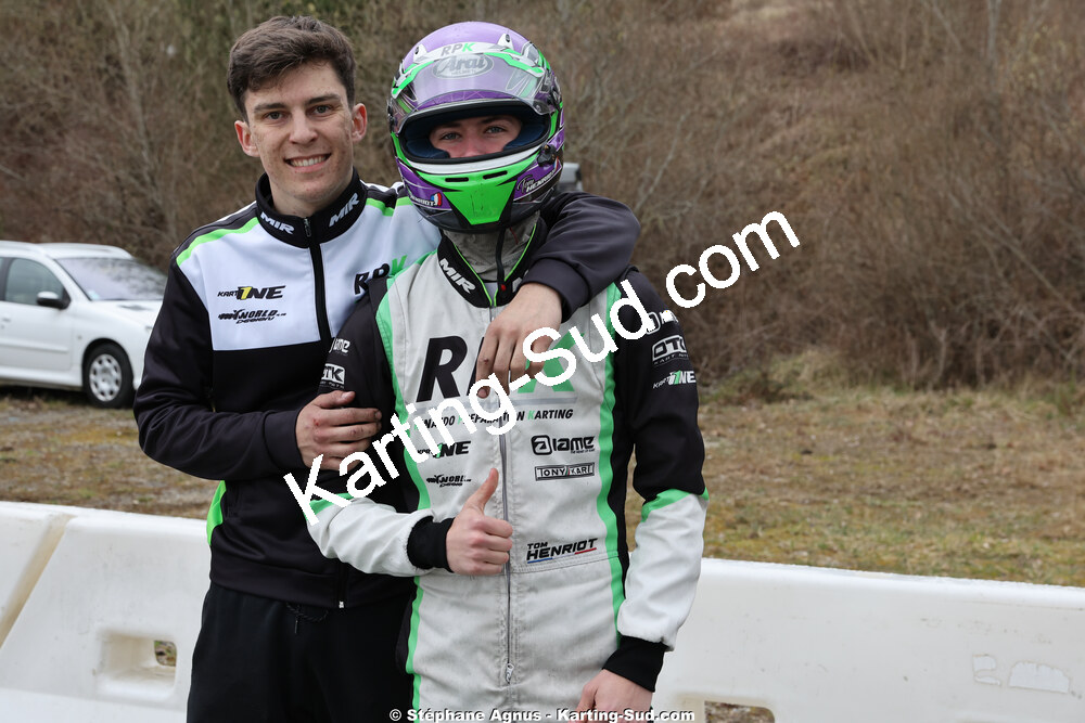 Noam PUJOL, Tom HENRIOT — 28/02 & 01/03/2026 : 1ère manche du Championnat du Sud 2026 à Aigues-Vives (photos Stéphane Agnus) 2026 — karting