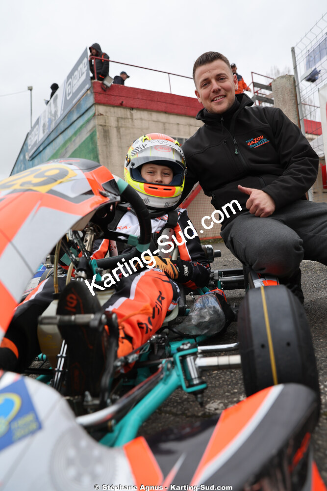 Owen FRONTIER — 28/02 & 01/03/2026 : 1ère manche du Championnat du Sud 2026 à Aigues-Vives (photos Stéphane Agnus) 2026 — karting