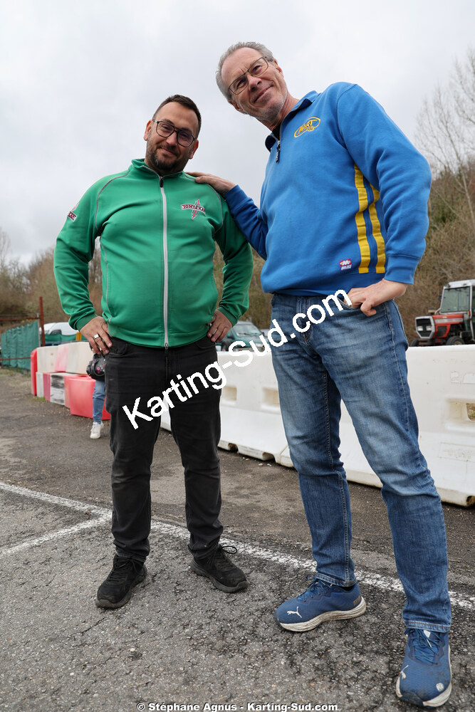Christophe BENOIT, Renaud DIDIER — 28/02 & 01/03/2026 : 1ère manche du Championnat du Sud 2026 à Aigues-Vives (photos Stéphane Agnus) 2026 — karting