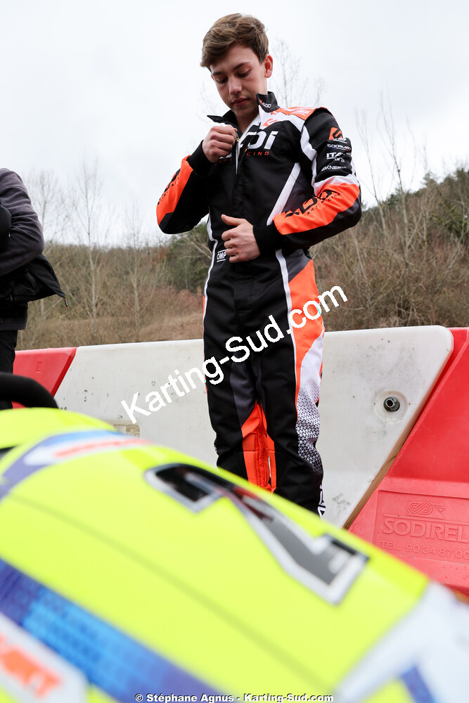 Teo CHASLES — 28/02 & 01/03/2026 : 1ère manche du Championnat du Sud 2026 à Aigues-Vives (photos Stéphane Agnus) 2026 — karting