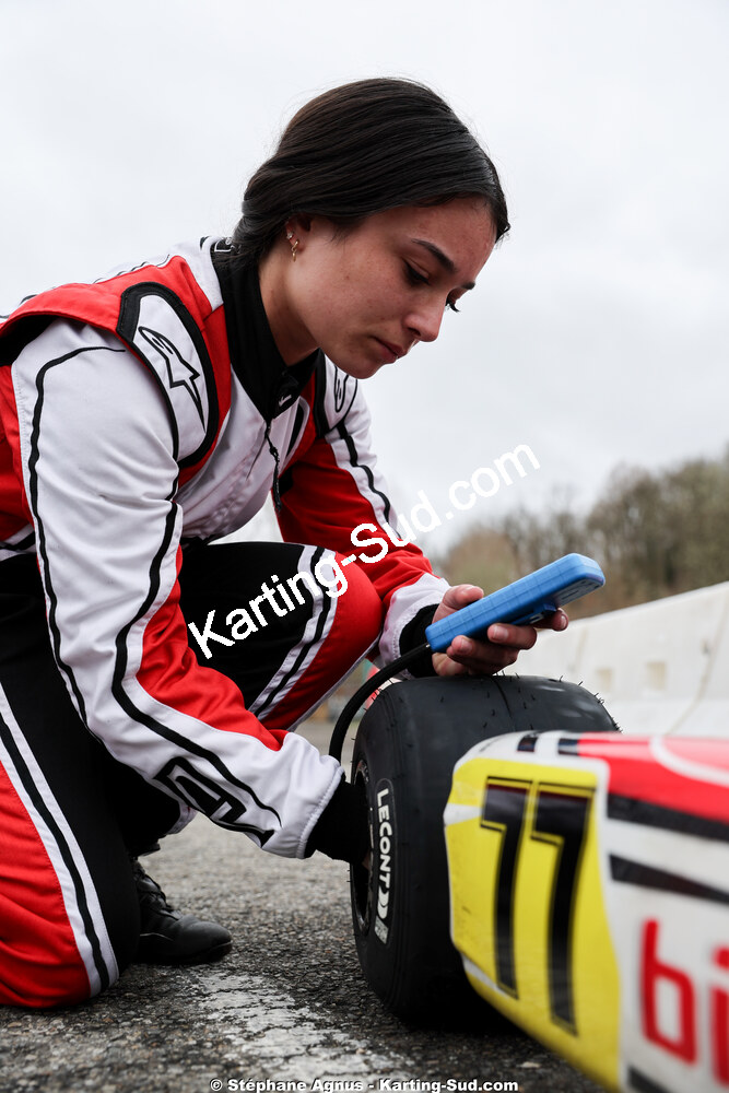 Marine APOUX — 28/02 & 01/03/2026 : 1ère manche du Championnat du Sud 2026 à Aigues-Vives (photos Stéphane Agnus) 2026 — karting