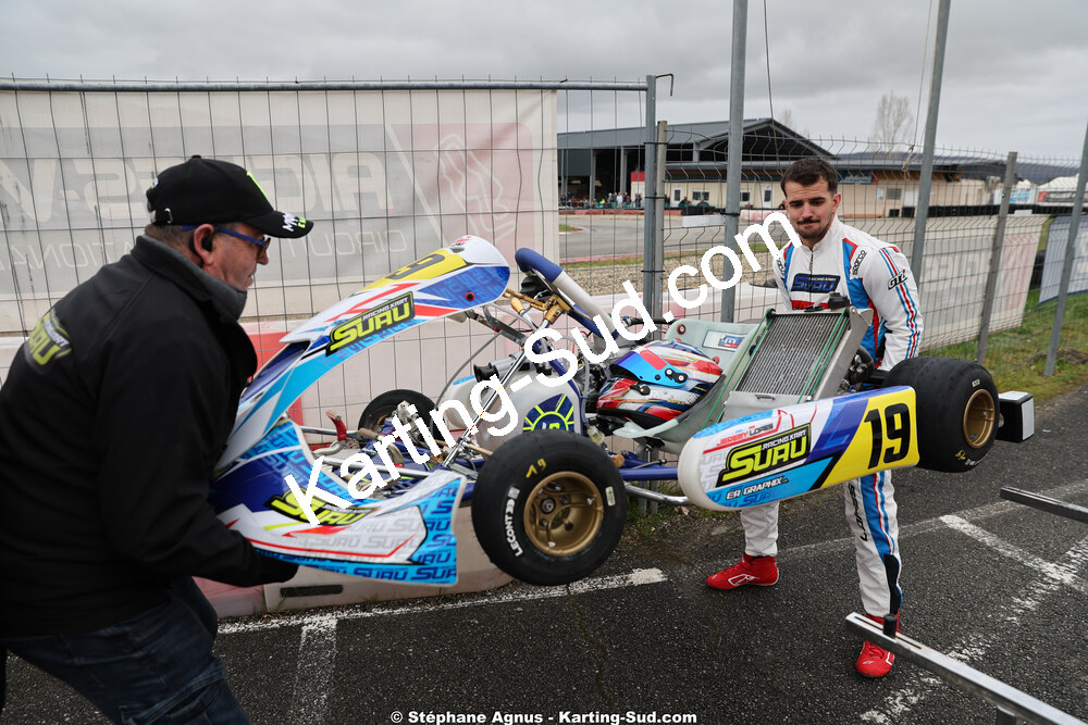 Jérémy LOPES — 28/02 & 01/03/2026 : 1ère manche du Championnat du Sud 2026 à Aigues-Vives (photos Stéphane Agnus) 2026 — karting