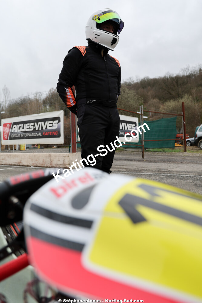 28/02 & 01/03/2026 : 1ère manche du Championnat du Sud 2026 à Aigues-Vives (photos Stéphane Agnus) 2026 — karting