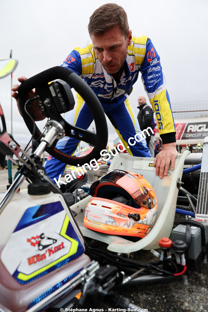 Anthony DELCUROU — 28/02 & 01/03/2026 : 1ère manche du Championnat du Sud 2026 à Aigues-Vives (photos Stéphane Agnus) 2026 — karting