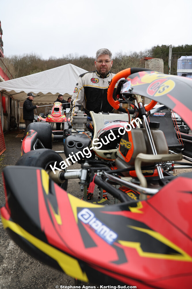 Marc LARIVE — 28/02 & 01/03/2026 : 1ère manche du Championnat du Sud 2026 à Aigues-Vives (photos Stéphane Agnus) 2026 — karting