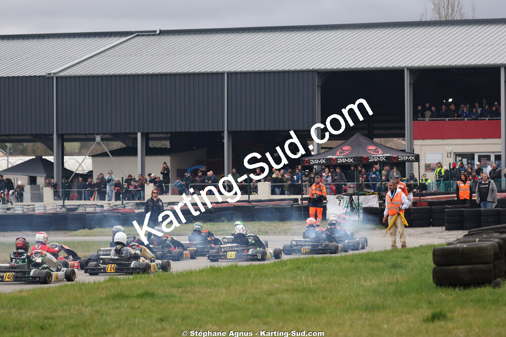 KA100 — 28/02 & 01/03/2026 : 1ère manche du Championnat du Sud 2026 à Aigues-Vives (photos Stéphane Agnus) 2026 — karting