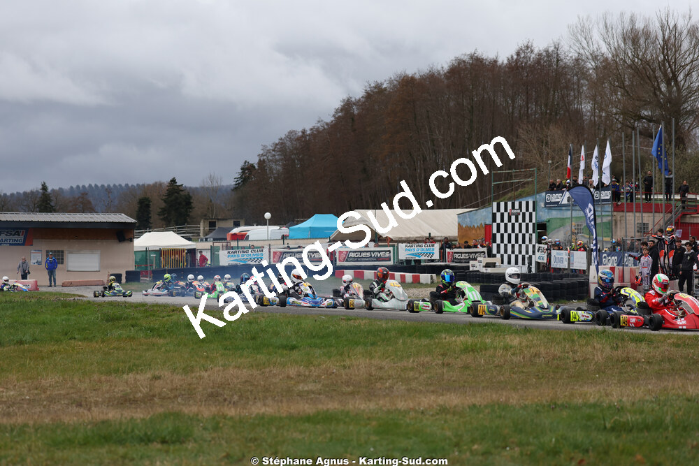 KA100 — 28/02 & 01/03/2026 : 1ère manche du Championnat du Sud 2026 à Aigues-Vives (photos Stéphane Agnus) 2026 — karting