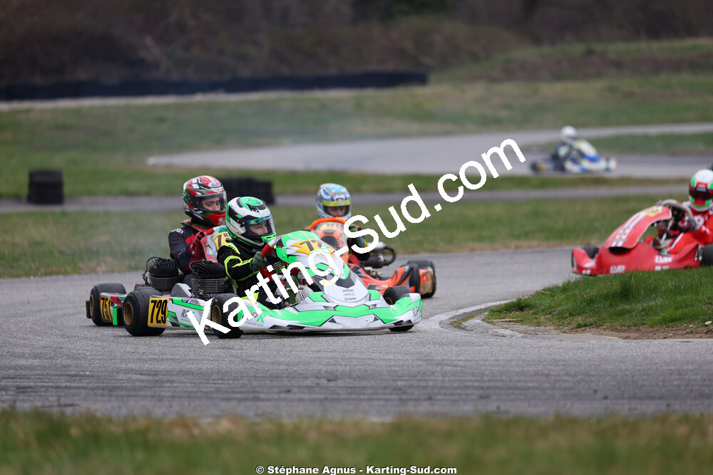 Ethan CHAIX — 28/02 & 01/03/2026 : 1ère manche du Championnat du Sud 2026 à Aigues-Vives (photos Stéphane Agnus) 2026 — karting