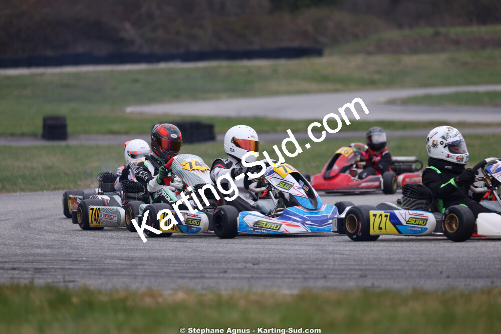 KA100 — 28/02 & 01/03/2026 : 1ère manche du Championnat du Sud 2026 à Aigues-Vives (photos Stéphane Agnus) 2026 — karting
