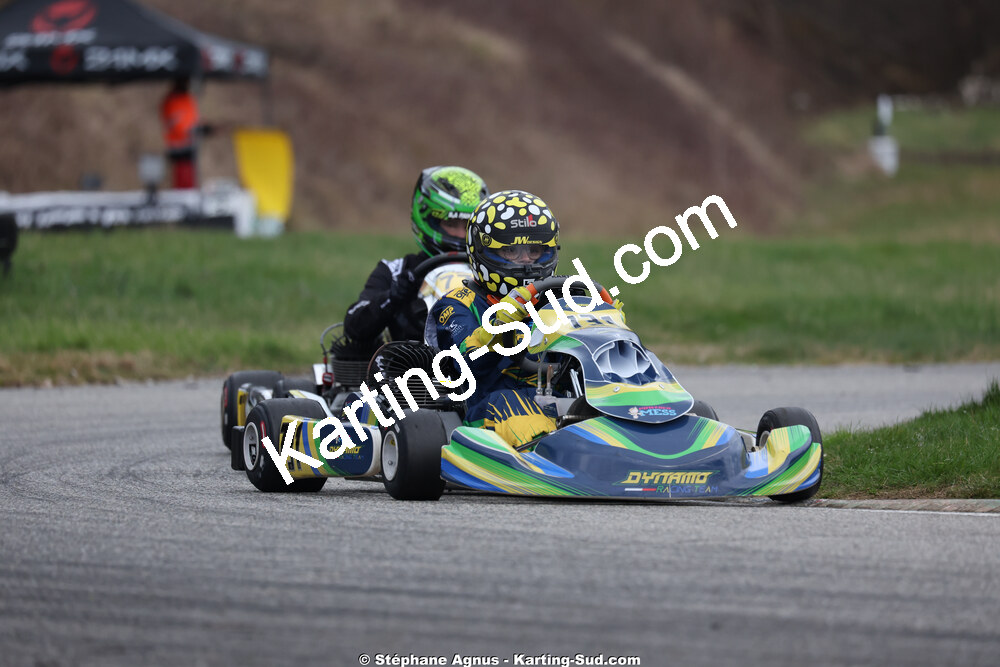 Dayan SERANO — 28/02 & 01/03/2026 : 1ère manche du Championnat du Sud 2026 à Aigues-Vives (photos Stéphane Agnus) 2026 — karting