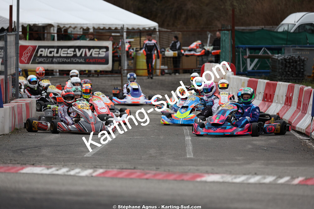 Gabriel GERDIL — 28/02 & 01/03/2026 : 1ère manche du Championnat du Sud 2026 à Aigues-Vives (photos Stéphane Agnus) 2026 — karting