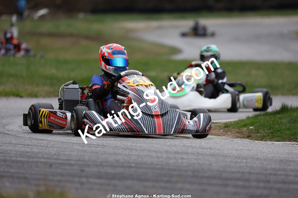 Marcel LIMOUSIN — 28/02 & 01/03/2026 : 1ère manche du Championnat du Sud 2026 à Aigues-Vives (photos Stéphane Agnus) 2026 — karting