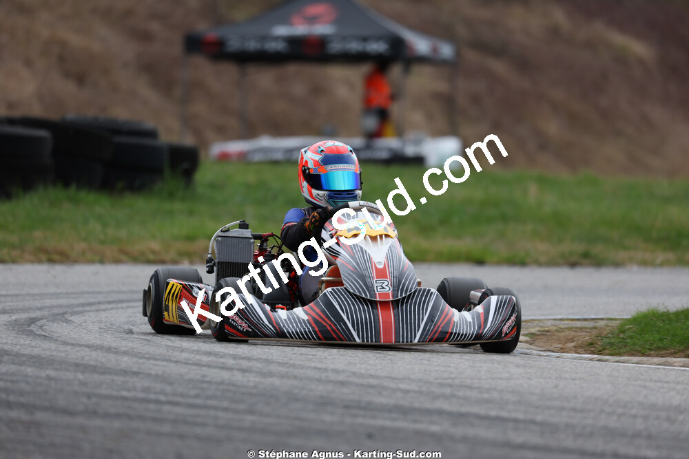Marcel LIMOUSIN — 28/02 & 01/03/2026 : 1ère manche du Championnat du Sud 2026 à Aigues-Vives (photos Stéphane Agnus) 2026 — karting
