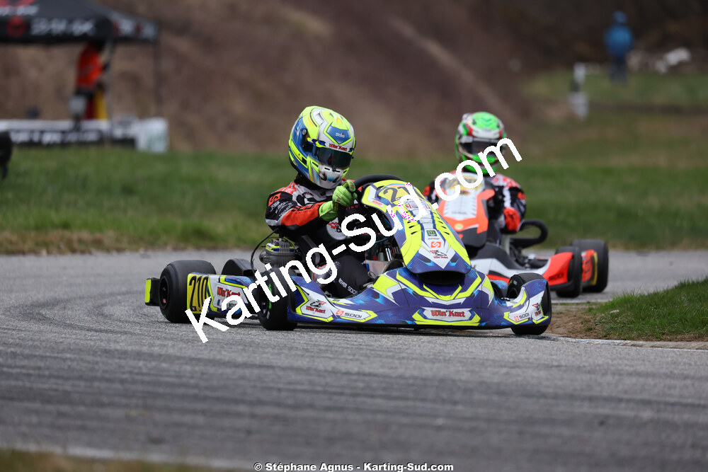Axel BOYER — 28/02 & 01/03/2026 : 1ère manche du Championnat du Sud 2026 à Aigues-Vives (photos Stéphane Agnus) 2026 — karting