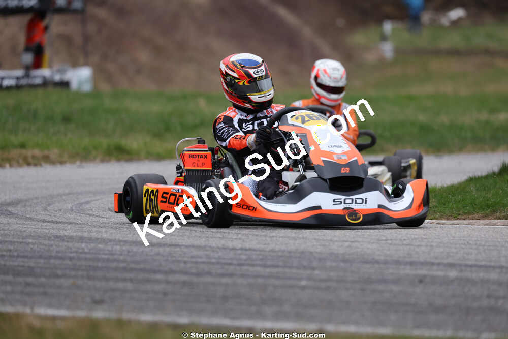 Maxime GELEY — 28/02 & 01/03/2026 : 1ère manche du Championnat du Sud 2026 à Aigues-Vives (photos Stéphane Agnus) 2026 — karting