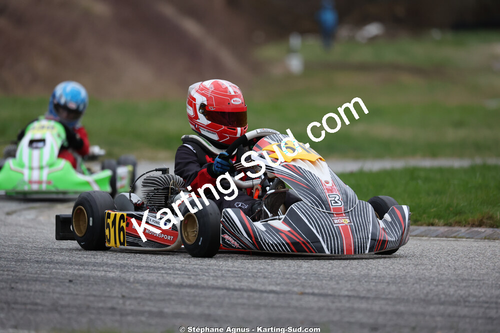 Romeo POINSOT — 28/02 & 01/03/2026 : 1ère manche du Championnat du Sud 2026 à Aigues-Vives (photos Stéphane Agnus) 2026 — karting