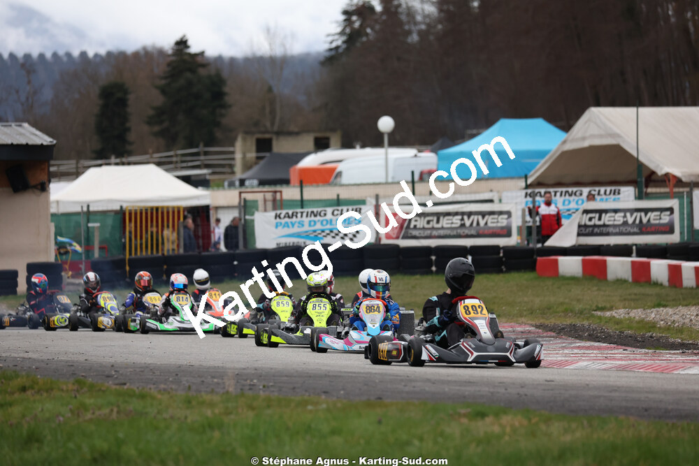 Julien BORSATO — 28/02 & 01/03/2026 : 1ère manche du Championnat du Sud 2026 à Aigues-Vives (photos Stéphane Agnus) 2026 — karting