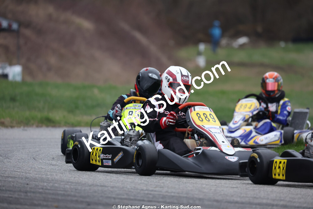 Nicolas GENIN — 28/02 & 01/03/2026 : 1ère manche du Championnat du Sud 2026 à Aigues-Vives (photos Stéphane Agnus) 2026 — karting
