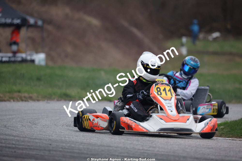 Adrien ABRIC — 28/02 & 01/03/2026 : 1ère manche du Championnat du Sud 2026 à Aigues-Vives (photos Stéphane Agnus) 2026 — karting