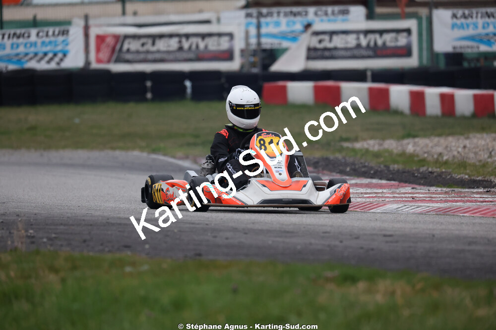Adrien ABRIC — 28/02 & 01/03/2026 : 1ère manche du Championnat du Sud 2026 à Aigues-Vives (photos Stéphane Agnus) 2026 — karting