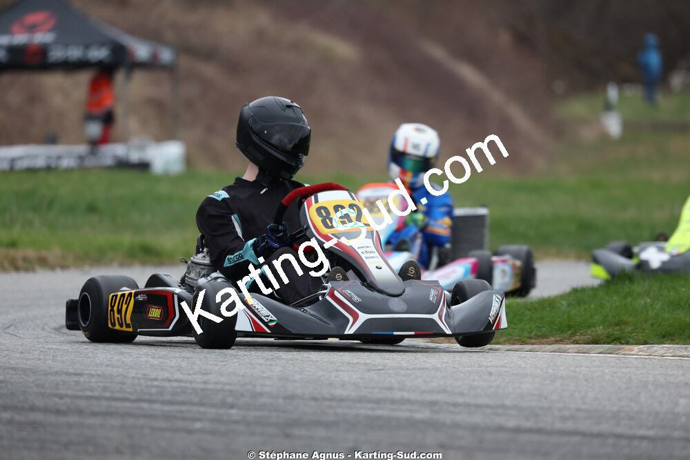 Julien BORSATO — 28/02 & 01/03/2026 : 1ère manche du Championnat du Sud 2026 à Aigues-Vives (photos Stéphane Agnus) 2026 — karting