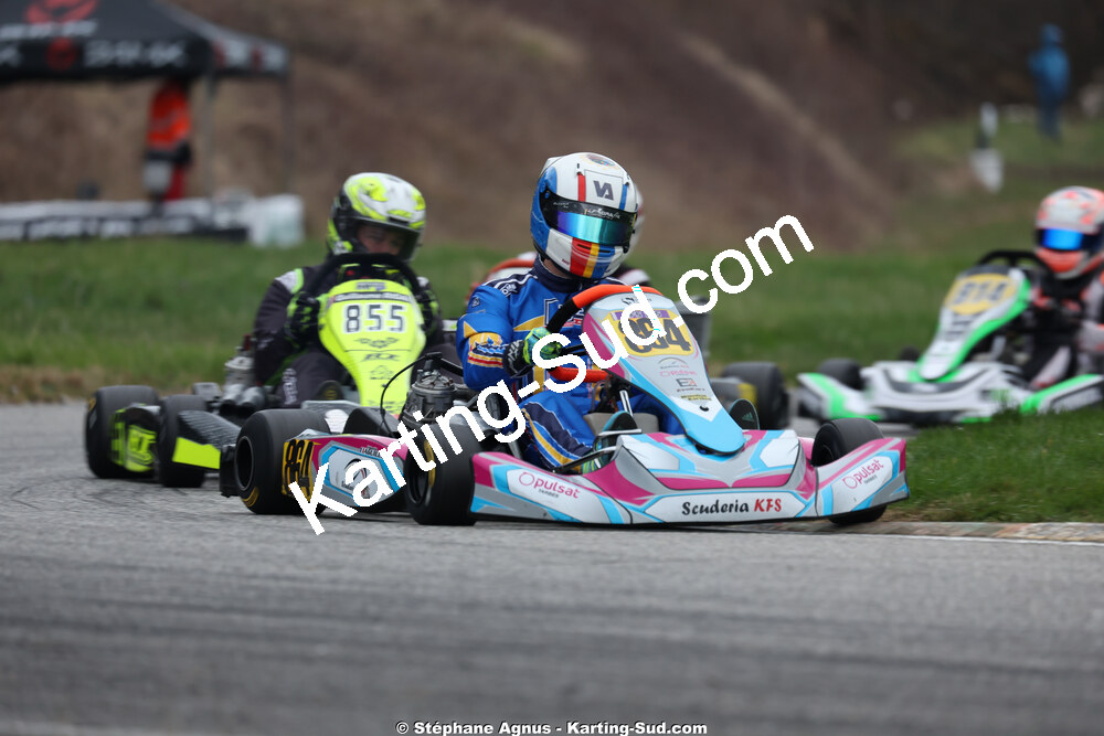 Valentin AGUILLON — 28/02 & 01/03/2026 : 1ère manche du Championnat du Sud 2026 à Aigues-Vives (photos Stéphane Agnus) 2026 — karting