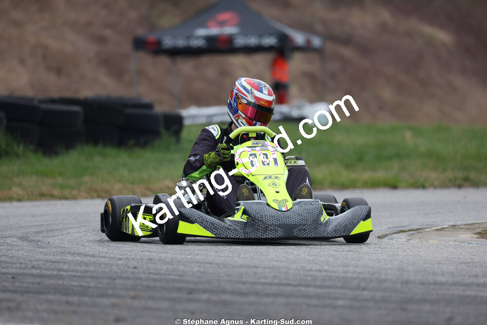 Gwenael ROSSIGNOL — 28/02 & 01/03/2026 : 1ère manche du Championnat du Sud 2026 à Aigues-Vives (photos Stéphane Agnus) 2026 — karting