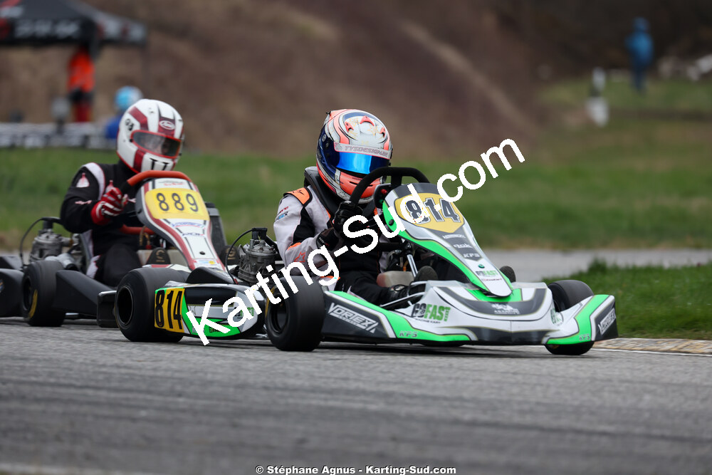 Garry FORTIER — 28/02 & 01/03/2026 : 1ère manche du Championnat du Sud 2026 à Aigues-Vives (photos Stéphane Agnus) 2026 — karting
