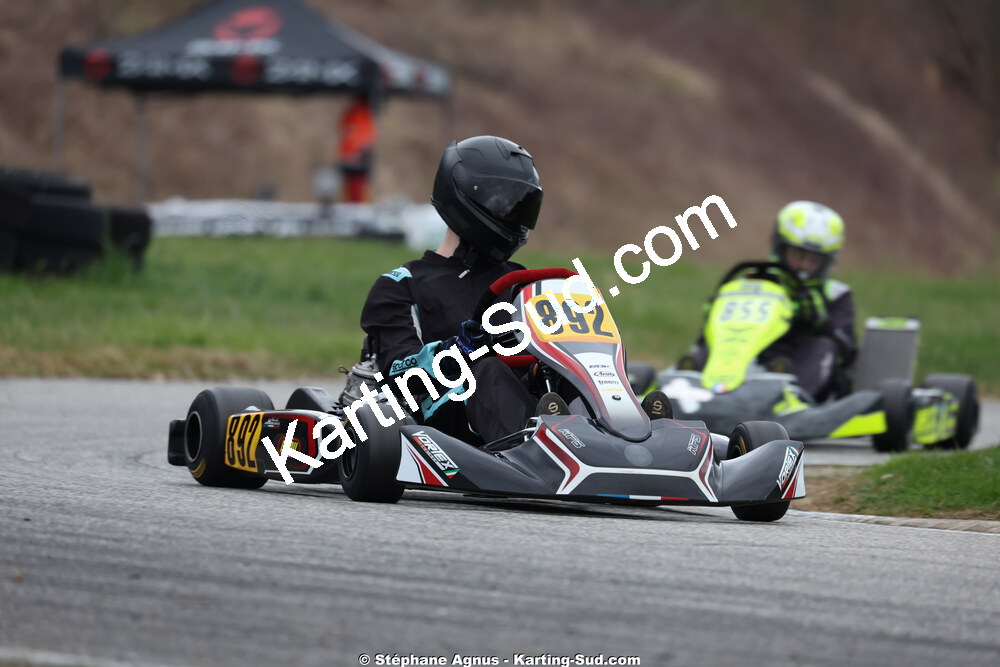 Julien BORSATO — 28/02 & 01/03/2026 : 1ère manche du Championnat du Sud 2026 à Aigues-Vives (photos Stéphane Agnus) 2026 — karting