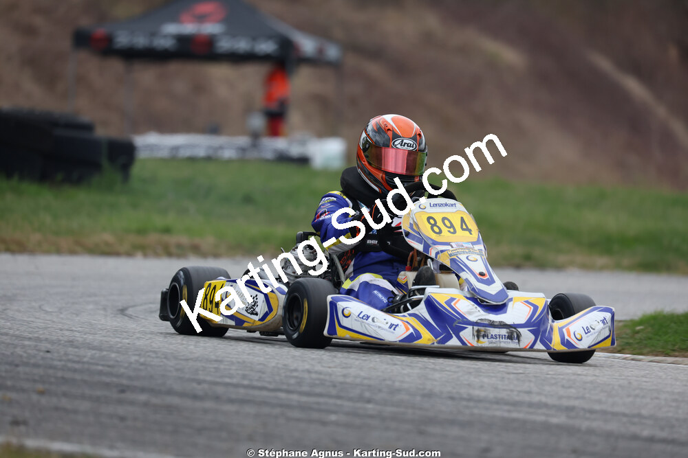 Thomas SUZANNE — 28/02 & 01/03/2026 : 1ère manche du Championnat du Sud 2026 à Aigues-Vives (photos Stéphane Agnus) 2026 — karting