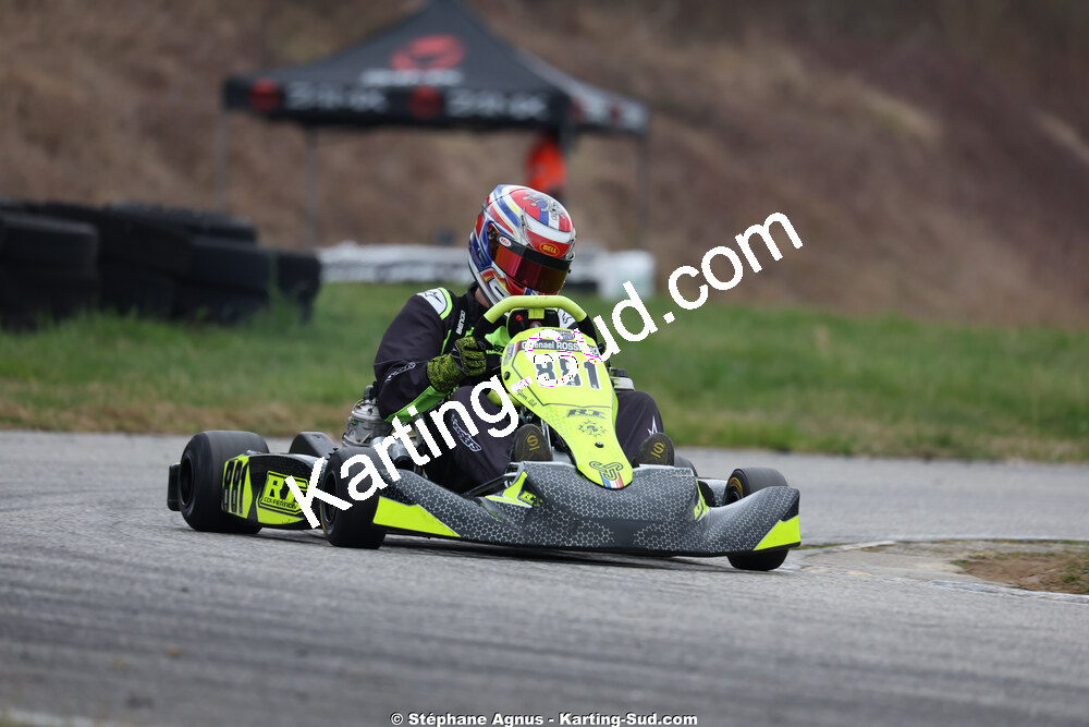 Gwenael ROSSIGNOL — 28/02 & 01/03/2026 : 1ère manche du Championnat du Sud 2026 à Aigues-Vives (photos Stéphane Agnus) 2026 — karting