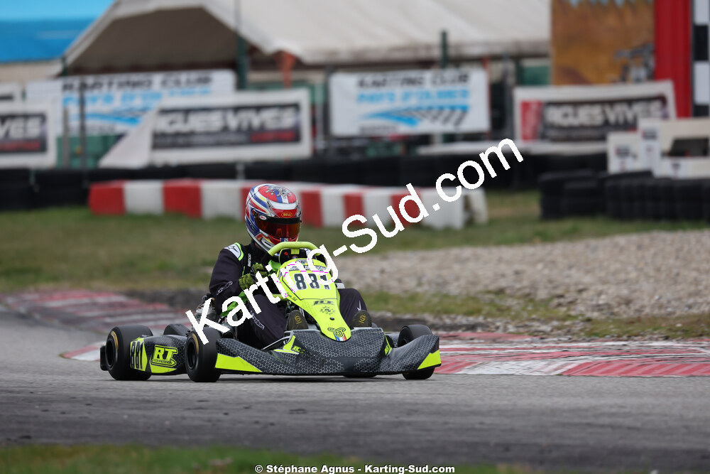 Gwenael ROSSIGNOL — 28/02 & 01/03/2026 : 1ère manche du Championnat du Sud 2026 à Aigues-Vives (photos Stéphane Agnus) 2026 — karting