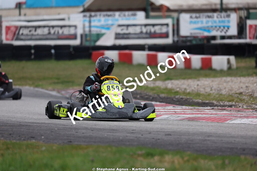 Virgile WATTERLOS — 28/02 & 01/03/2026 : 1ère manche du Championnat du Sud 2026 à Aigues-Vives (photos Stéphane Agnus) 2026 — karting